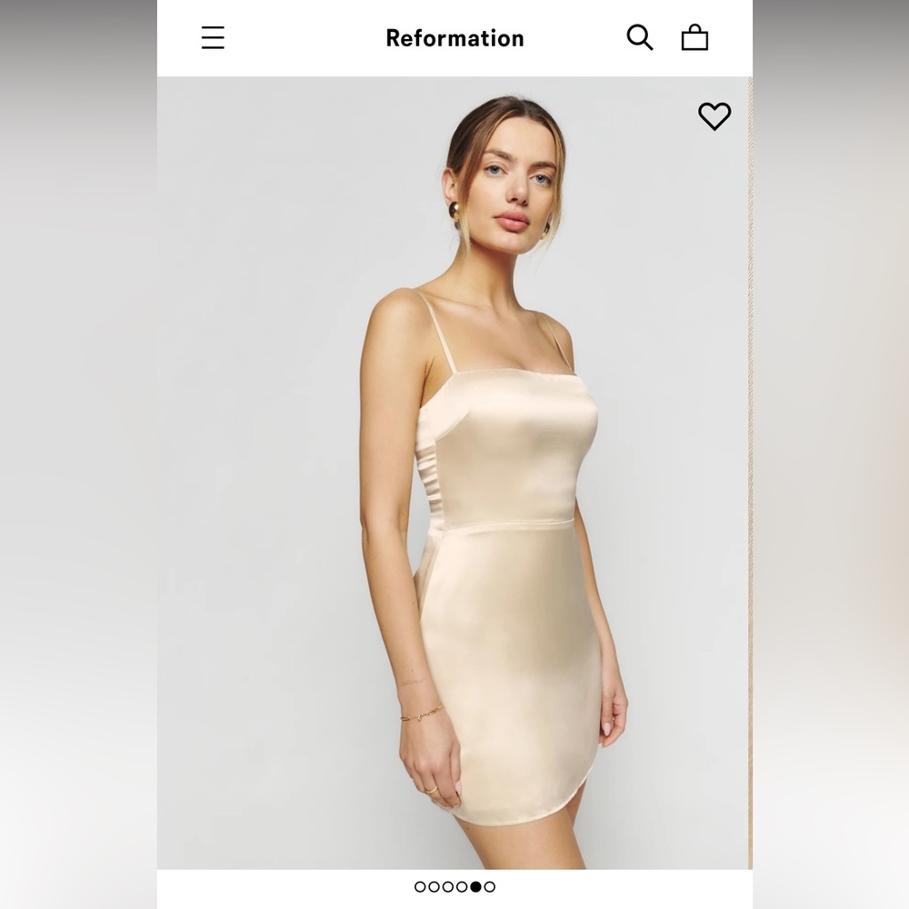 Reformation Kosta Silk Dress - Picture 4 of 4